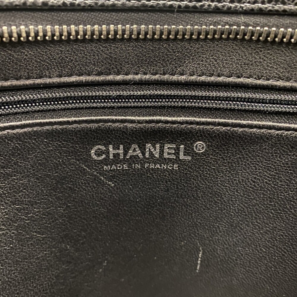 CHANEL Black Caviar Leather Reissue Tote Bag - Picture 5 of 11